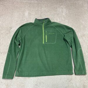 Columbia Jacket 1/2 Zip Green Long Sleeve Men’s Size XL